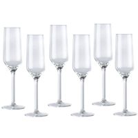 Champagneglas / glazen 12x stuks 22 centiliter