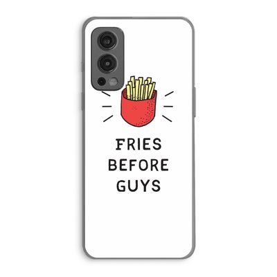 Fries before guys: OnePlus Nord 2 5G Transparant Hoesje
