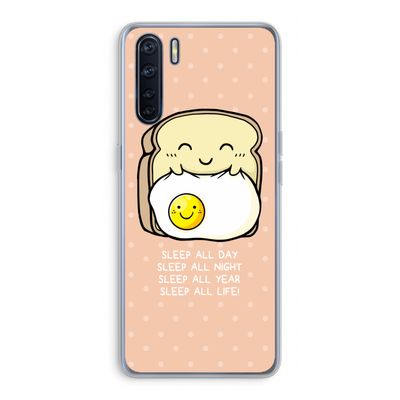 Sleep All Day: Oppo A91 Transparant Hoesje