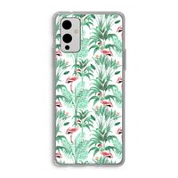 Flamingo bladeren: OnePlus 9 Transparant Hoesje Flamingo bladeren: OnePlus 9 Transparant Hoesje