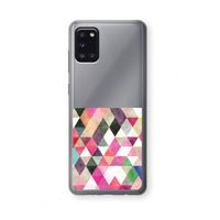 Gekleurde driehoekjes: Samsung Galaxy A31 Transparant Hoesje