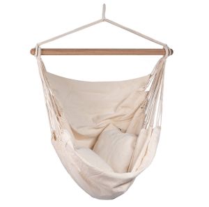 Hangstoel 1 Persoons Organic Natura - Brazilië - Wit / Ecru - 120 kg - Tropilex