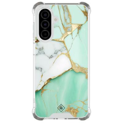 Samsung Galaxy A26 shockproof hoesje - Marmer mintgroen