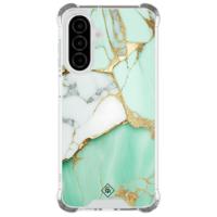 Samsung Galaxy A26 shockproof hoesje - Marmer mintgroen
