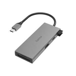 Hama USB-C-hub Multiport 6-poorts 2x USB-A USB-C HDMI™ SD MicroSD