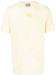 Diesel t-shirt à motif tie-dye - Jaune