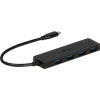 USB-C Slim Passive HUB 4 Port USB-hub - thumbnail