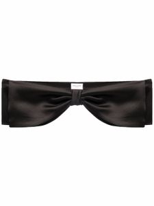 Saint Laurent ceinture à détail de nœud - Noir