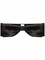 Saint Laurent ceinture à détail de nœud - Noir