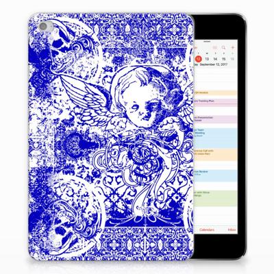 Tablet BackCover Apple iPad Mini 4 | Mini 5 (2019) Angel Skull Blauw Tablet BackCover Apple iPad Mini 4 | Mini 5 (2019) Angel Skull Blauw