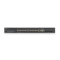 ZyXEL GS1920-24V2 Managed Gigabit Ethernet (10/100/1000) Zwart - thumbnail