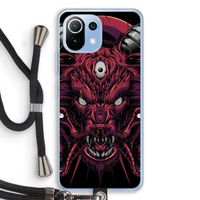 Hell Hound and Serpents: Xiaomi Mi 11 Lite Transparant Hoesje met koord