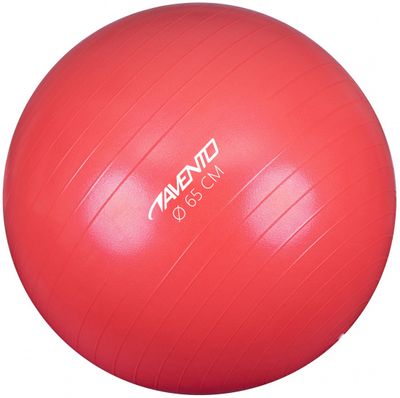 Avento fitnessbal 65 cm rubber roze