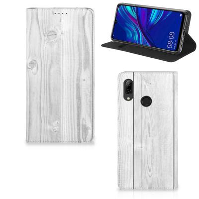 Huawei P Smart (2019) Book | Wallet Case | White Wood