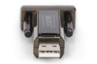Digitus USB 2.0, Serieel Adapter [1x USB-A 2.0 stekker - 1x D-sub stekker 9-polig] DA-70167 Vergulde steekcontacten, Met USB - thumbnail
