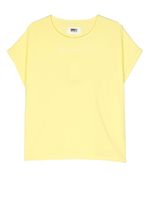 MM6 Maison Margiela Kids t-shirt en coton à logo imprimé - Jaune - thumbnail