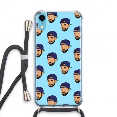 Drake Away: iPhone XR Transparant Hoesje met koord