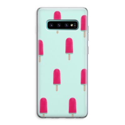 Waterijsje: Samsung Galaxy S10 Plus Transparant Hoesje