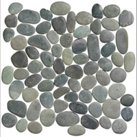 Terre d&apos;Azur Stone Pebbles Ocean Bleu 30x30 cm
