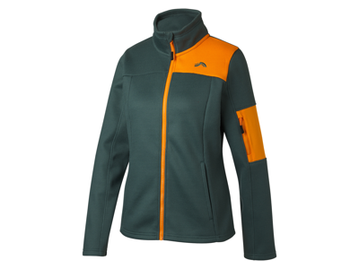 CRIVIT Dames fleece jas (Donkergroen, L (44/46))