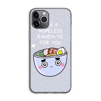 I'm A Hopeless Ramen-Tic For You: iPhone 11 Pro Max Transparant Hoesje