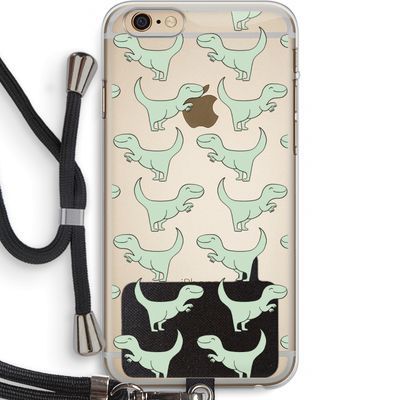 Dinos: iPhone 6 PLUS / 6S PLUS Transparant Hoesje met koord