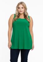 Yoek Top flare | Groen | Maat 46/48