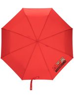 Moschino parapluie Teddy Bear à logo imprimé - Rouge - thumbnail