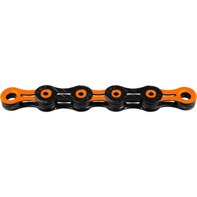 KMC dlc fietsketting 11-speed 118 schakels oranjezwart