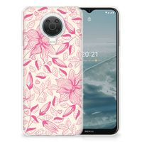 Nokia G20 | G10 TPU Case Pink Flowers - thumbnail