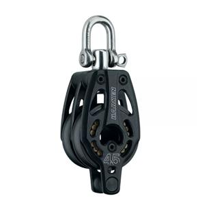 Harken 45mm Black Magic 2-schijfsblok Met Hondsvot Default