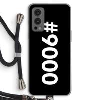 #9000: OnePlus Nord 2 5G Transparant Hoesje met koord