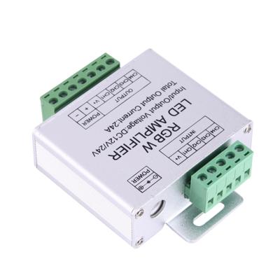 RGBW versterker aluminium Shell LED Controller DC 12-24V
