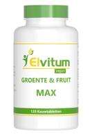 Elvitum Groente en fruit max 120 Kauwtabletten