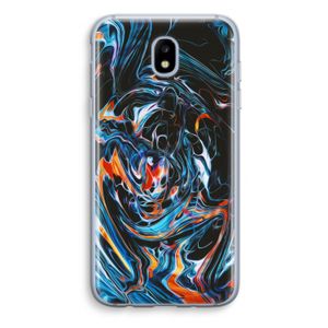 Black Unicorn: Samsung Galaxy J5 (2017) Transparant Hoesje