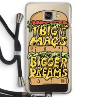 Big Macs Bigger Dreams: Samsung Galaxy A5 (2016) Transparant Hoesje met koord