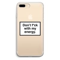 My energy: iPhone 7 Plus Transparant Hoesje