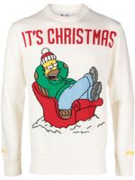 MC2 Saint Barth pull Homer Relax 10 en intarsia - Blanc