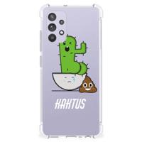 Samsung Galaxy A32 4G | A32 5G Enterprise Editie Stevig | Bumper Hoesje | Cactus Poo