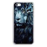 Darkness Lion: iPhone 5 / 5S / SE Transparant Hoesje