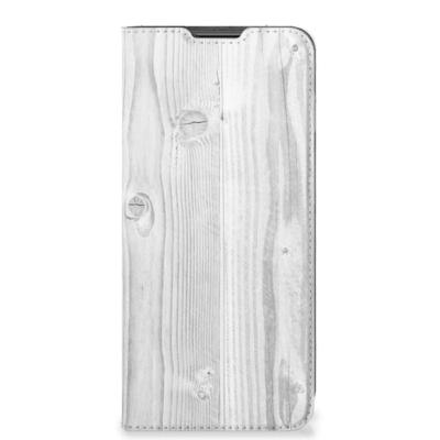 Motorola Moto G22 Book | Wallet Case | White Wood