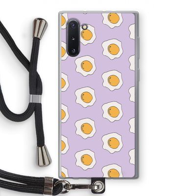 Bacon to my eggs #1: Samsung Galaxy Note 10 Transparant Hoesje met koord