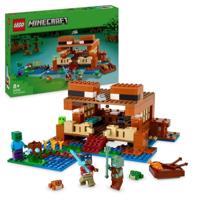 LEGO 21256 Minecraft The Frog House, speelgoed met minifiguren van dieren, personages: Zombie en ontdekkingsreiziger