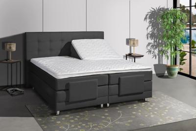 BudgetBed - Fusso Boxspring - Antraciet - 180 x 200 / zonder montage / GRATIS levering