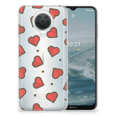 Nokia G20 | G10 | TPU bumper | Hearts