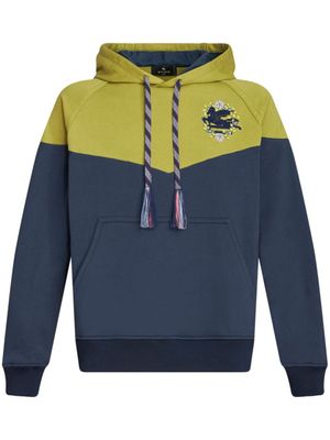 ETRO hoodie à motif Pegaso - Bleu