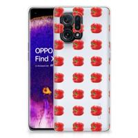 OPPO Find X5 | Siliconen Case | Paprika Red
