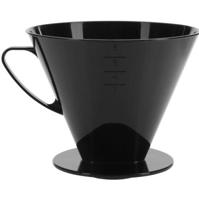 Westmark Koffie filter - maat 6 - zwart - kunststof - koffiefilterhouder - voor onderweg