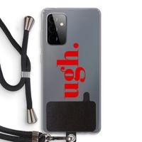 Ugh: Samsung Galaxy A72 5G Transparant Hoesje met koord