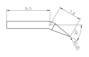 Weller RTP 001 C X Soldeerpunt Conisch, Gebogen Grootte soldeerpunt 0.1 mm Lengte soldeerpunt: 21.3 mm Inhoud: 1 stuk(s)